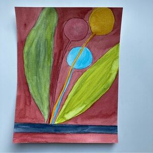 Modern Art Floral Watercolor